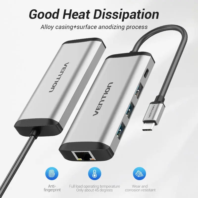Vention 5-in-1 USB-C Hub - Vention