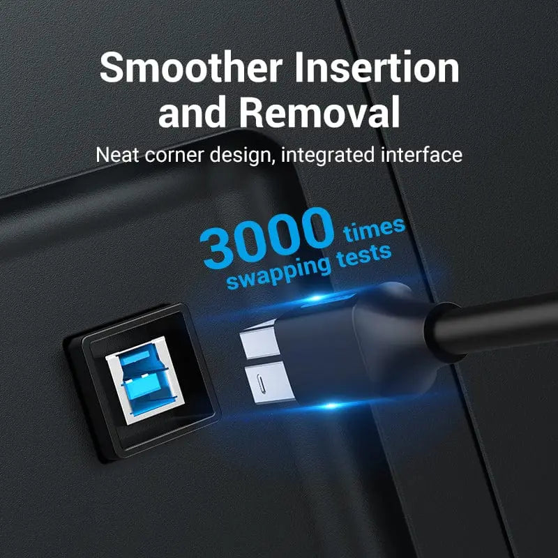 Vention USB 3.0 Type-C Male to Type-B Male Printer Cable - Vention