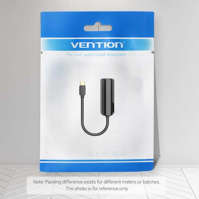 Vention USB-C to Gigabit Ethernet Adapter 0.15M Black