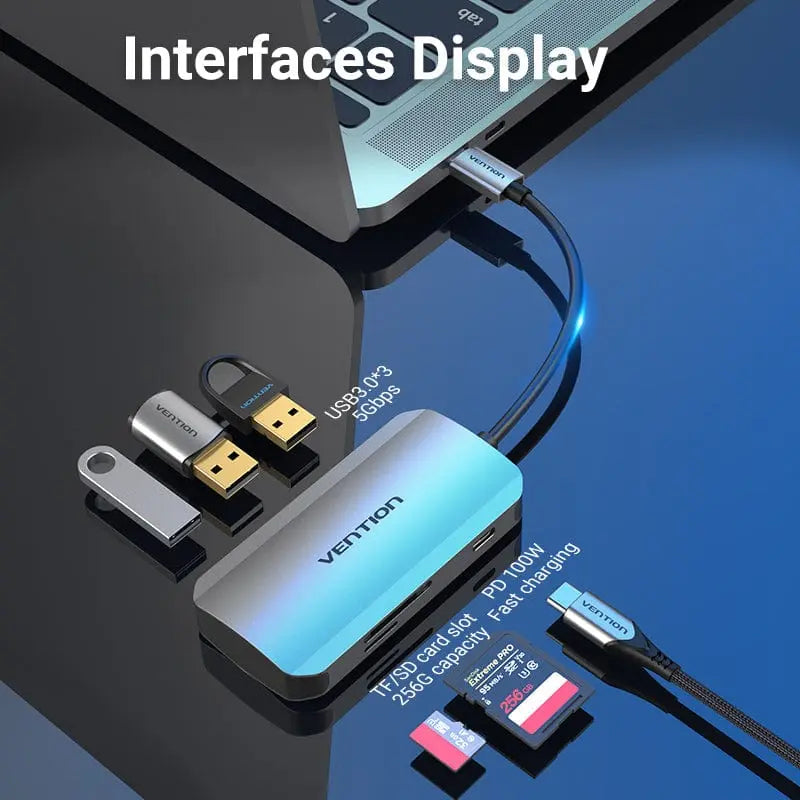 Vention 6-in-1 USB-C Hub - Vention