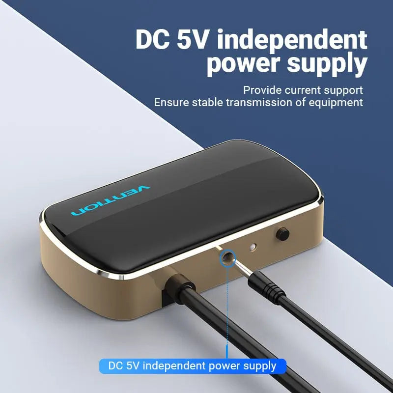 Vention 1 In 2 Out VGA Splitter 1m Black - Vention