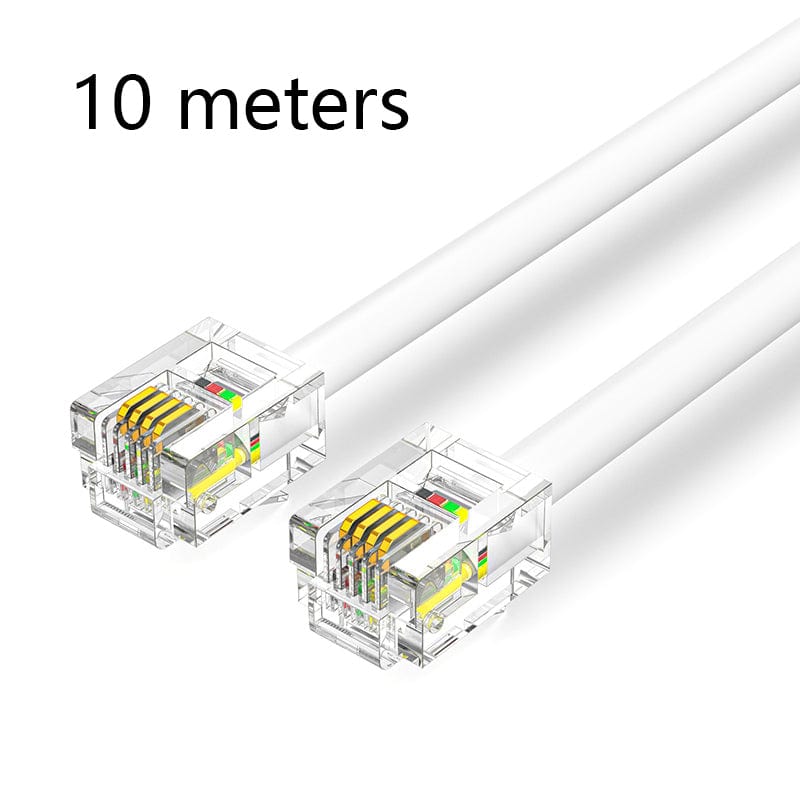VENTION 速卖通 10m RJ11 Telephone Cable RJ11 Male to Male 6P4C Phone Line Cord for DSL Modem Answernig Machine Caller ID Fax Telephone Cord