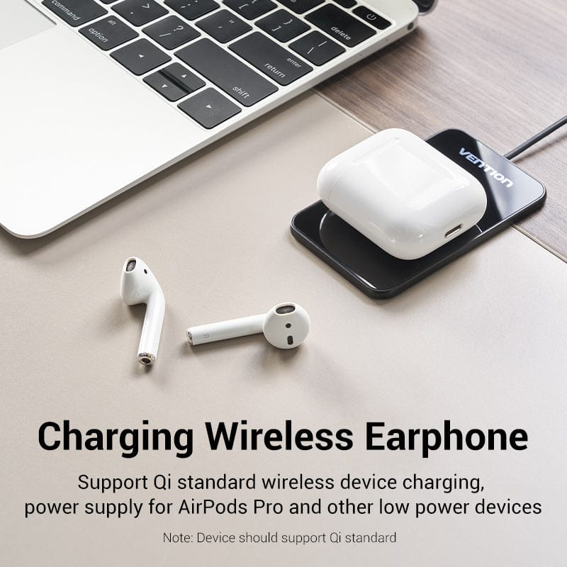 VENTION 速卖通 15W Black 15W Wireless Charger For iPhone 13 12 Max Wireless Charging Pad For Xiaomi Samsung Huawei Airpods Fast Wireless Chargers