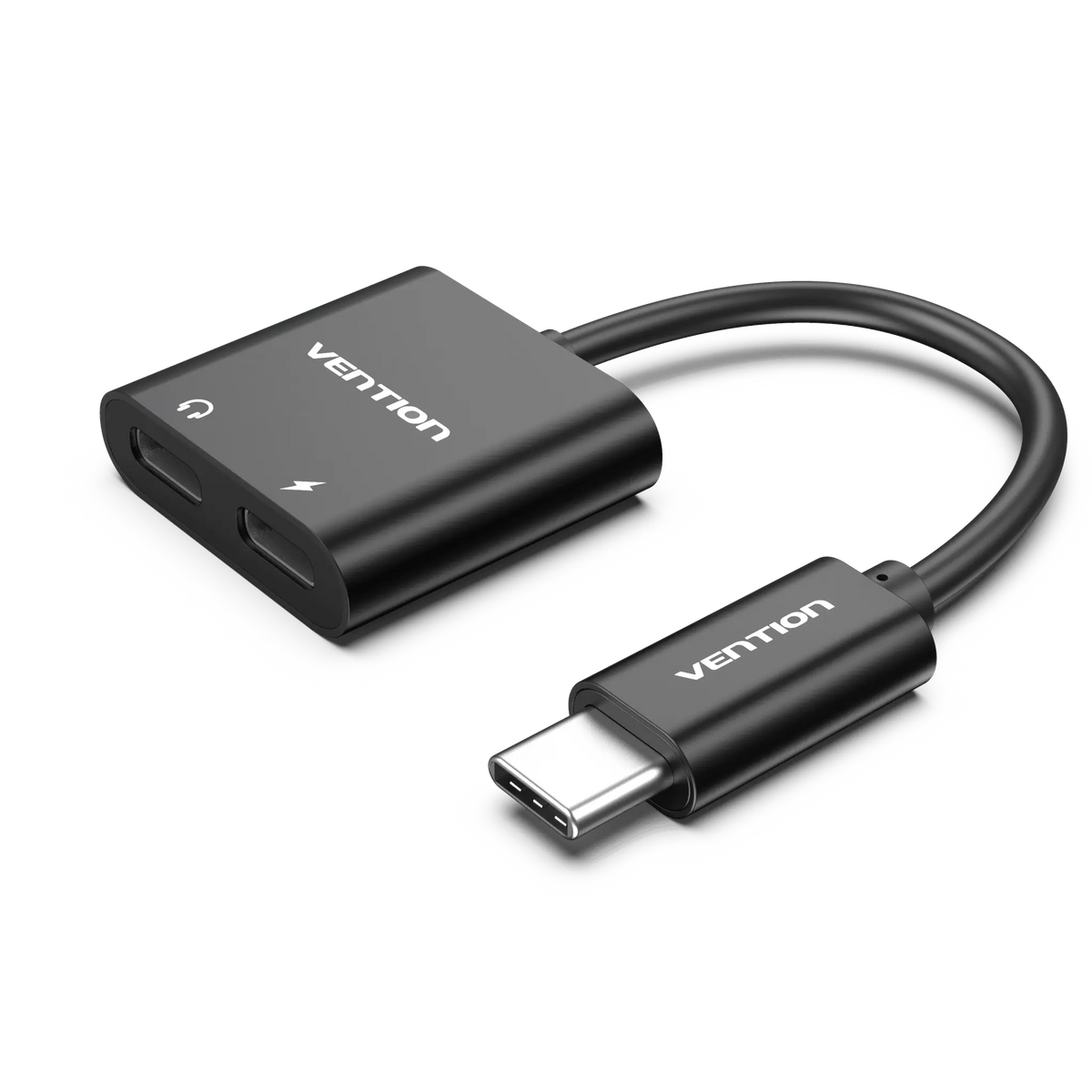 2 in 1 USB C to Dual Digital Type C HeadPhone Adapter - Vention