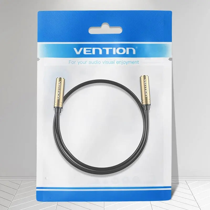 Vention Jack 3.5mm Female to Female Stereo Audio Cable Gold Plated Aux Extension Cable for Headphone Laptop Phone PS3 Aux Cable - Vention