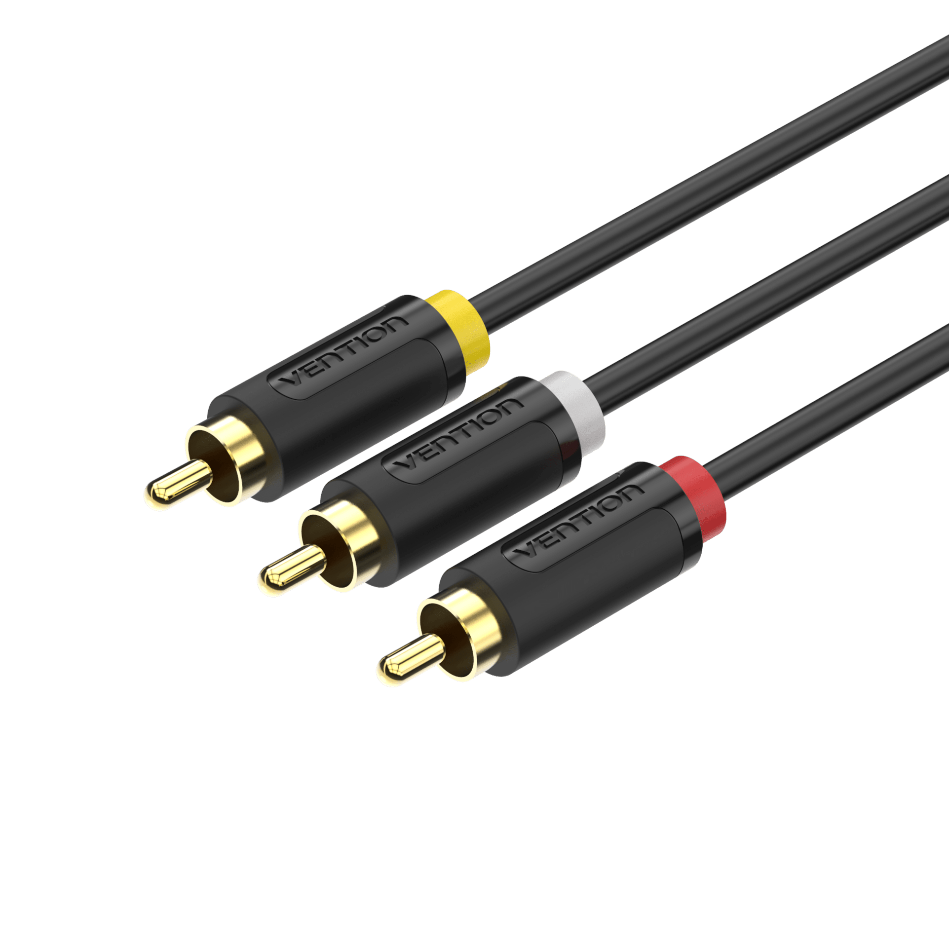 Vention 3RCA to 3 RCA Cable Audio Video Male to Male AV Cable Gold Plated for STB DVD TV VCD Blueplayer Amplifier Cable RCA Jack - Vention