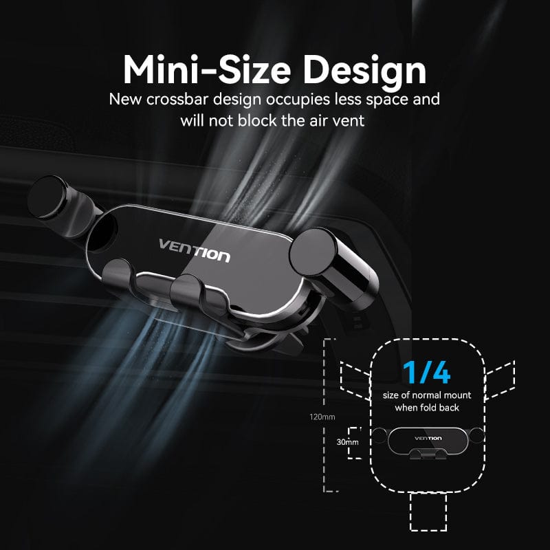 VENTION 速卖通 Car Phone Holder Stand for Samsung Xiaomi iPhone 12 13 for Mobile Phone Air Vent Phone Stand for Telephone Car Holder