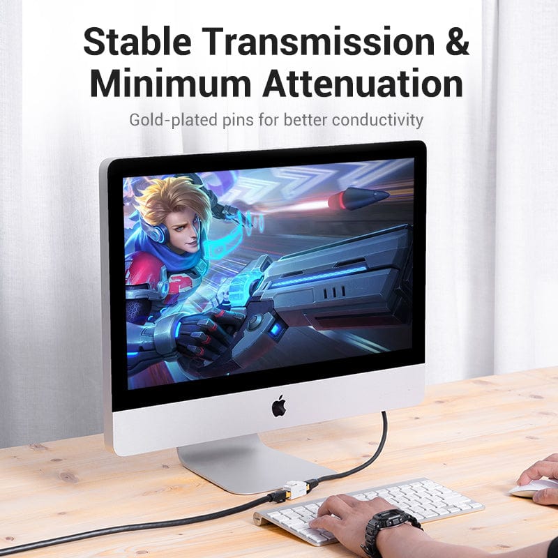 VENTION 速卖通 Cat5E Connector RJ45 Coupler Ethernet Cable Cat 5E Female to Female Extender Extension Adapter