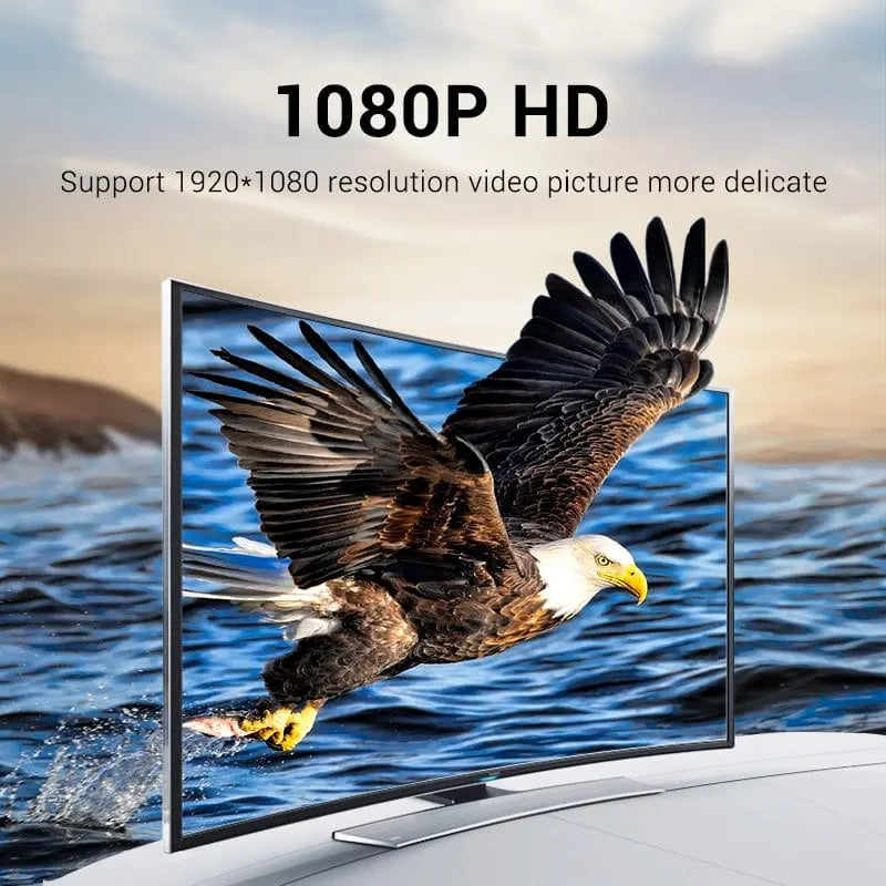 HDMI to VGA Cable HDMI™ Male to VGA Male Cable Audio Video Converter 1080P for PC TV Box Projector VGA to HDMI Cord - Vention