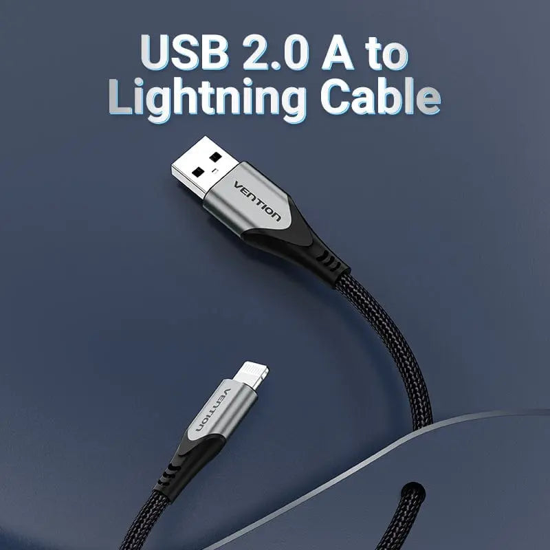 MFi USB Cable for iPhone 12 Max 11 Xs X 8 Plus USB Charge for iPhone 12 Mini 2.4A Fast Charging USB Charger Data Cable - Vention