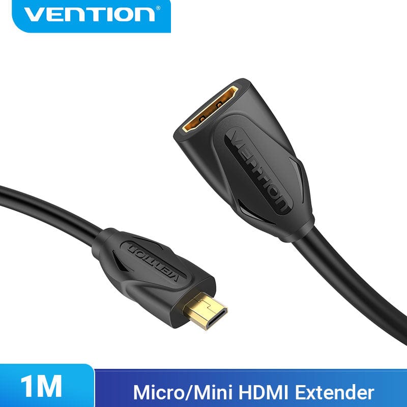 Cable de extensión HDMI Micro Mini HDMI Macho a hembra Extensor conver