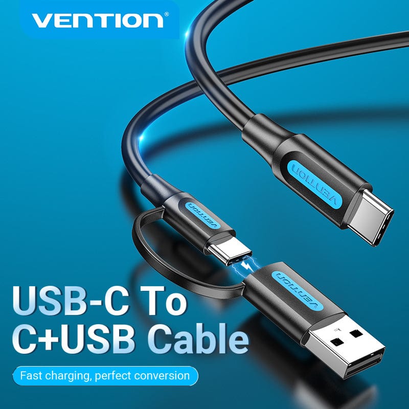 VENTION 速卖通 PD 60W USB C to USB Type C Cable for MacBook iPad Pro Quick Charge 4.0 3.0 Fast Charge Data Cable for Samsung S20 Huawei