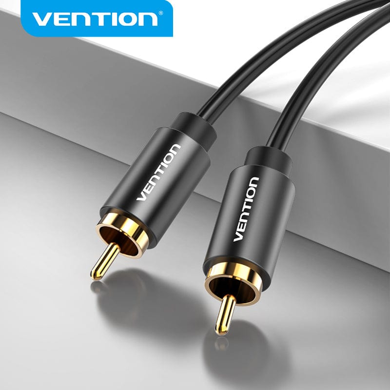 VENTION 速卖通 RCA to RCA Audio Cable Male to Male Coaxial Cable for TV Box Amplifier Stereo HiFi 5.1 SPDIF Video Aux Cable 1m 2m