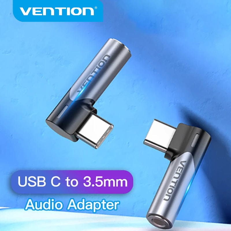 Vention USB-C Male to 3.5mm Female Audio Adapter Aluminum Alloy Type - Vention