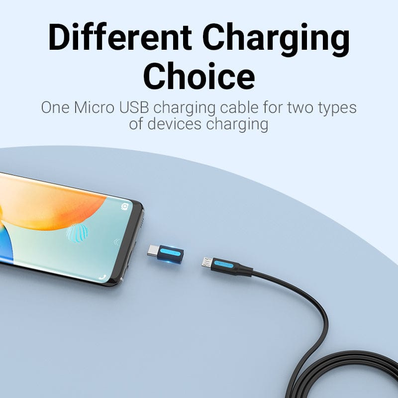 VENTION 速卖通 Type c to Micro USB USB Type C OTG Adapter Micro USB to Type-C Adapter Charging Cable Converter for Xiaomi mi 9 10 Huawei P30 Pro Oneplus 7