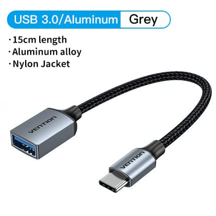 Adaptateur USB-C vers USB-A Convertisseur OTG USB 3.0, USB C vers USB A  HUB, Dégradé
