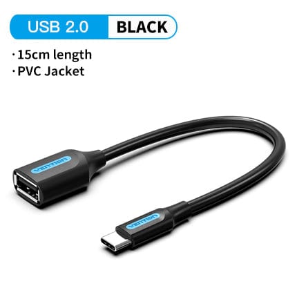 Câble USB OTG 15cm pour - Adaptateur OTG