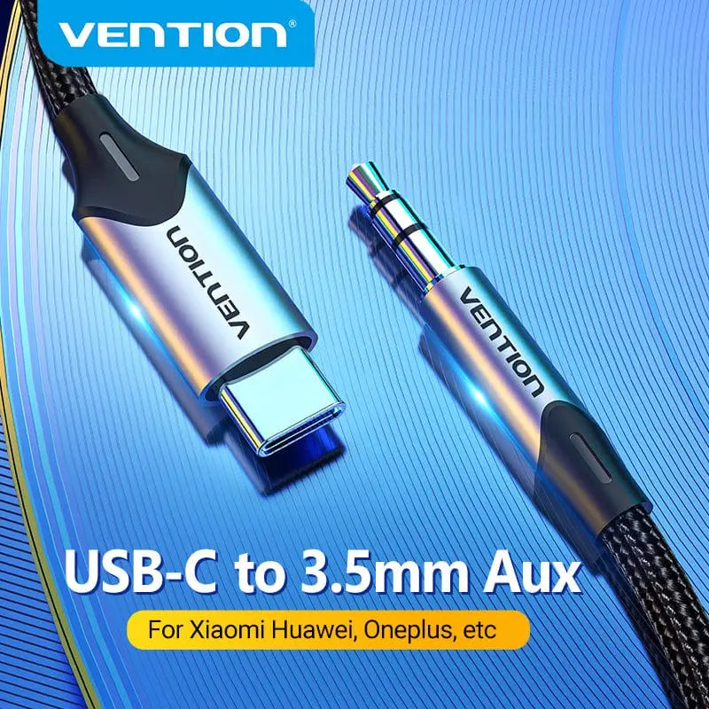 Vention USB-C Male to 3.5mm Male Audio Adapter - Vention