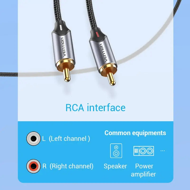 Vention USB-C Male to 2RCA Male Audio Cable - Vention