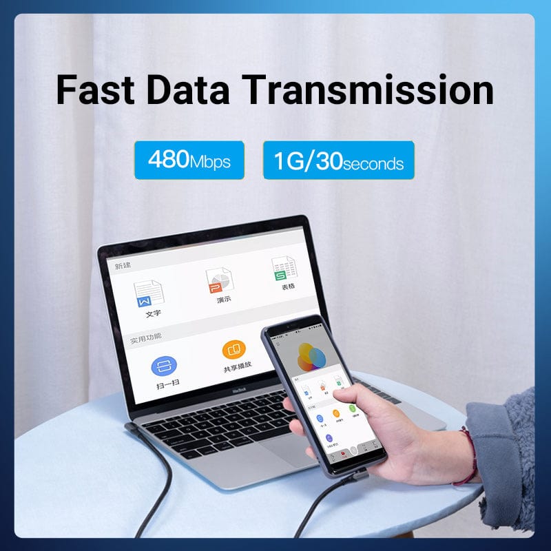 VENTION 速卖通 USB C to USB Type C Cable for Samsung S9 Plus PD 100W Fast Charge Quick Charge 4.0 USB-C Wire for Macbook Pro USB Cord