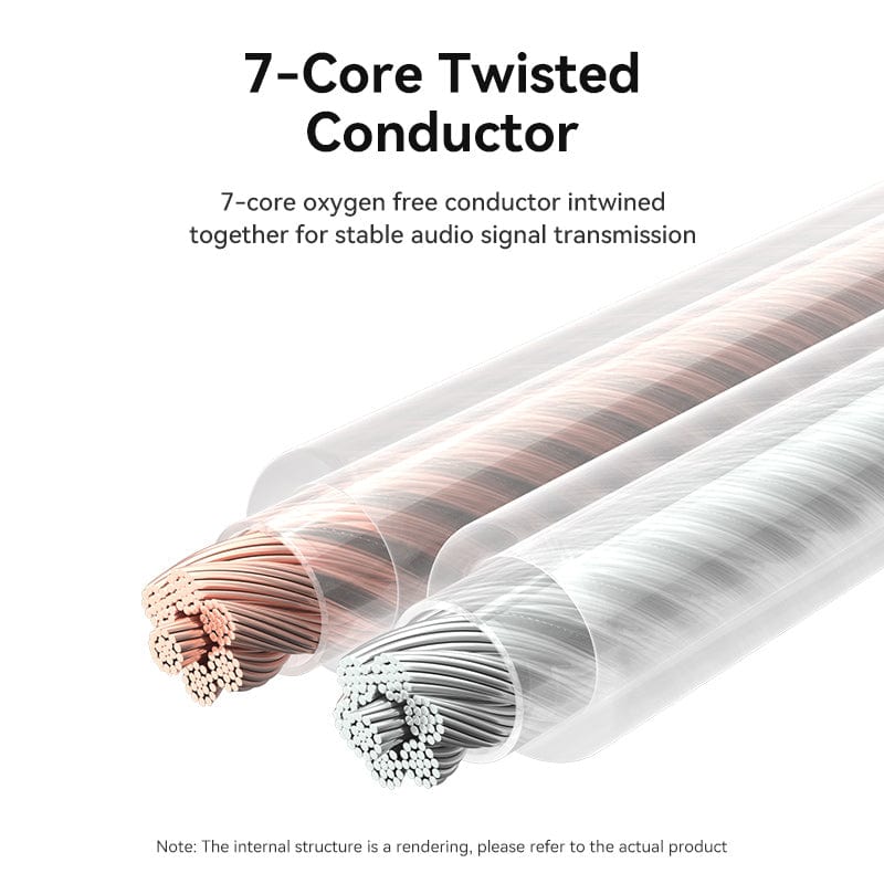 VENTION 2*100 Core Engineering Speaker Cable 100M Transparent