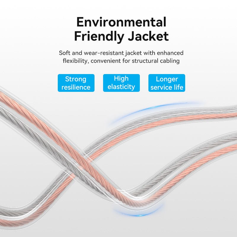 VENTION 2*100 Core Engineering Speaker Cable 100M Transparent