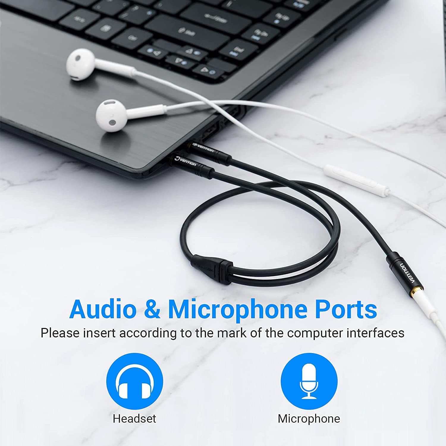 VENTION 2*3.5mm Audio Cable