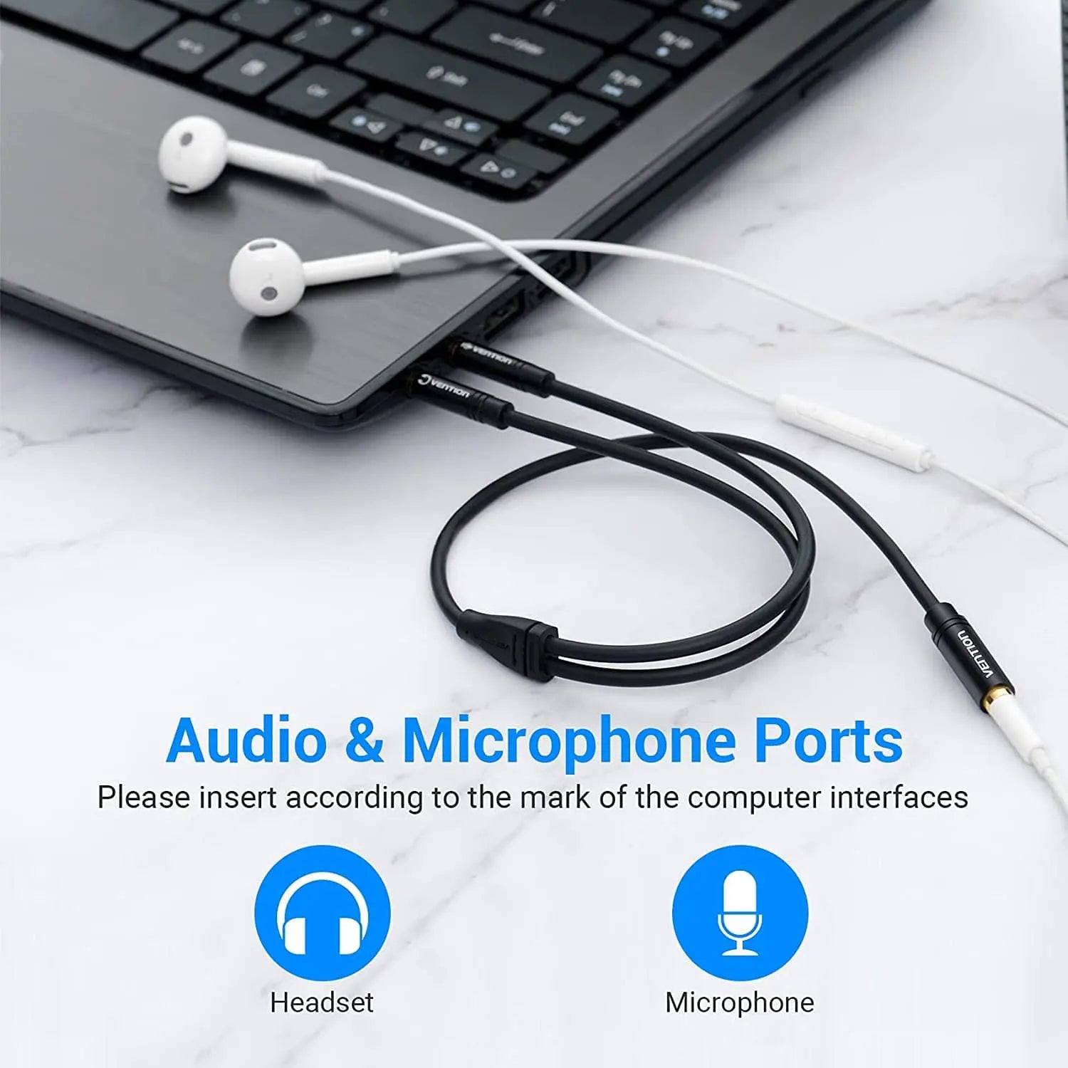 Vention 2*3.5mm Audio Cable - Vention