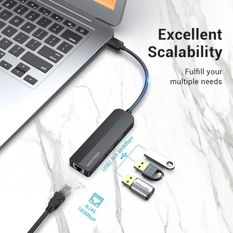 Vention 5-in-1 USB 2.0 Hub - Vention