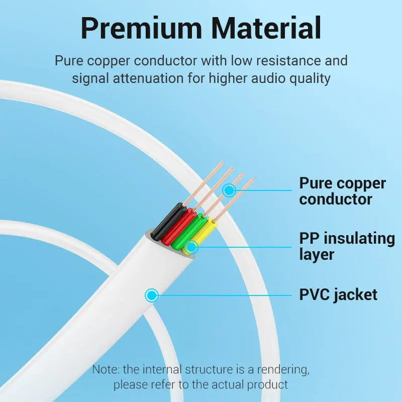 Vention RJ11 Bulk Cable - Vention