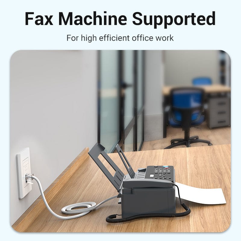 VENTION 4 Core Telephone Cable 100M White