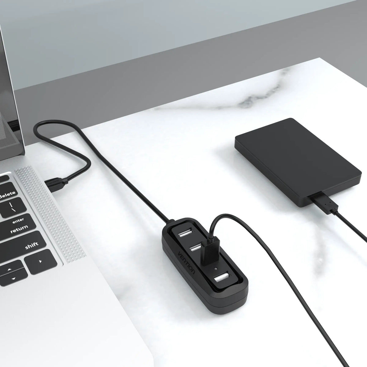 Vention 4-in-1 USB 2.0 Hub - Vention