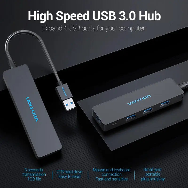 Vention 4-in-1 USB 3.0 Hub - Vention