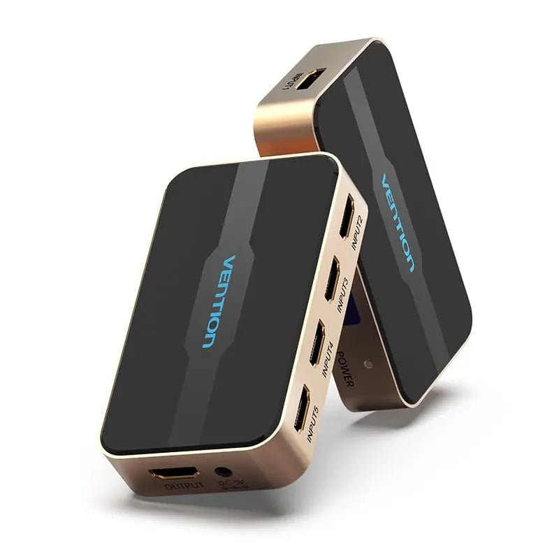 Vention 5 In 1 Out HDMI™ Switcher Black - Vention
