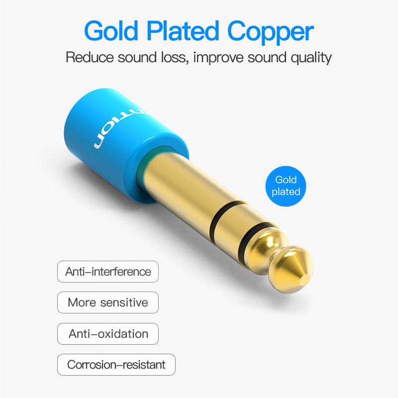 VENTION 6.5mm Male to 3.5mm Female Audio Adapter