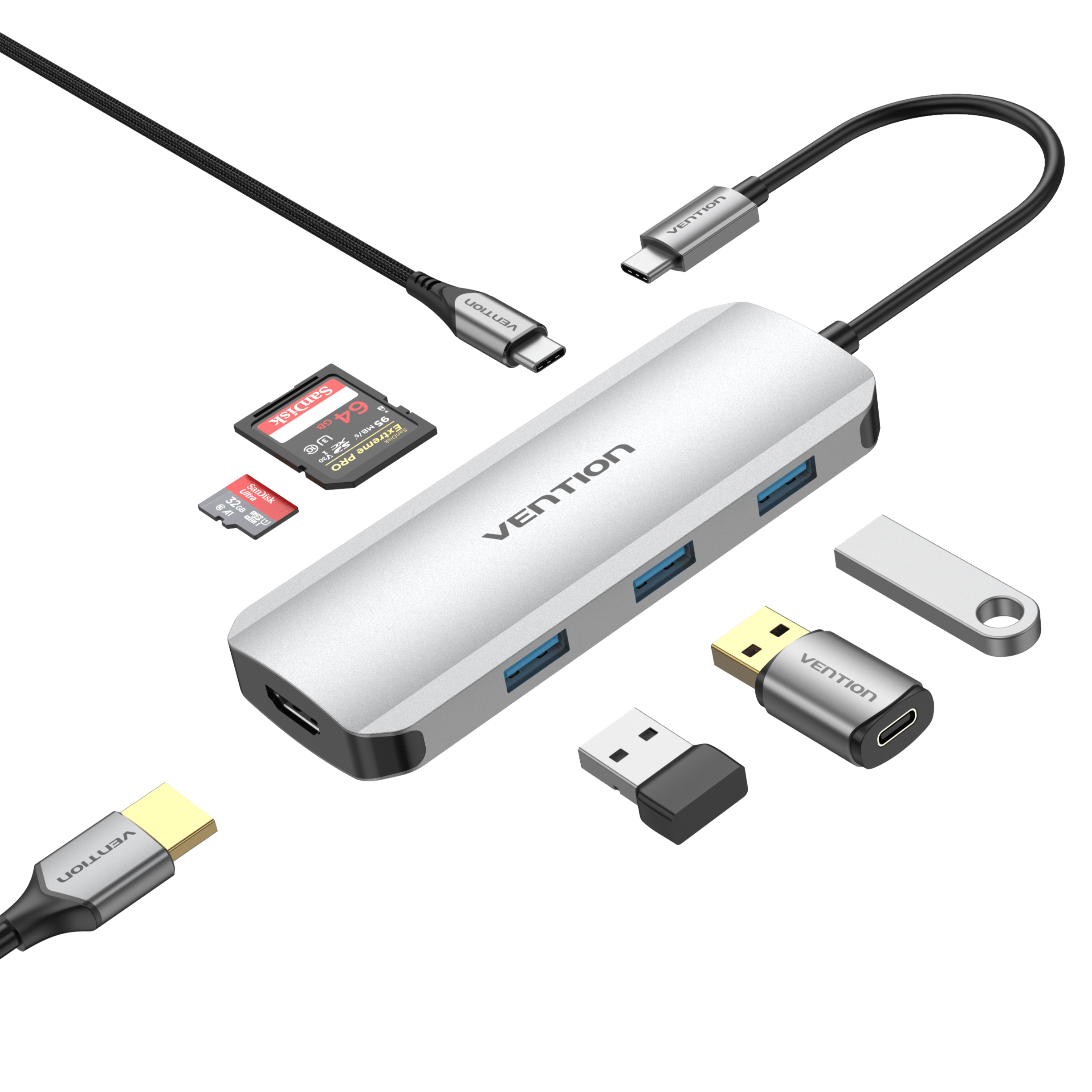 VENTION 7-in-1 USB-C Docking Station