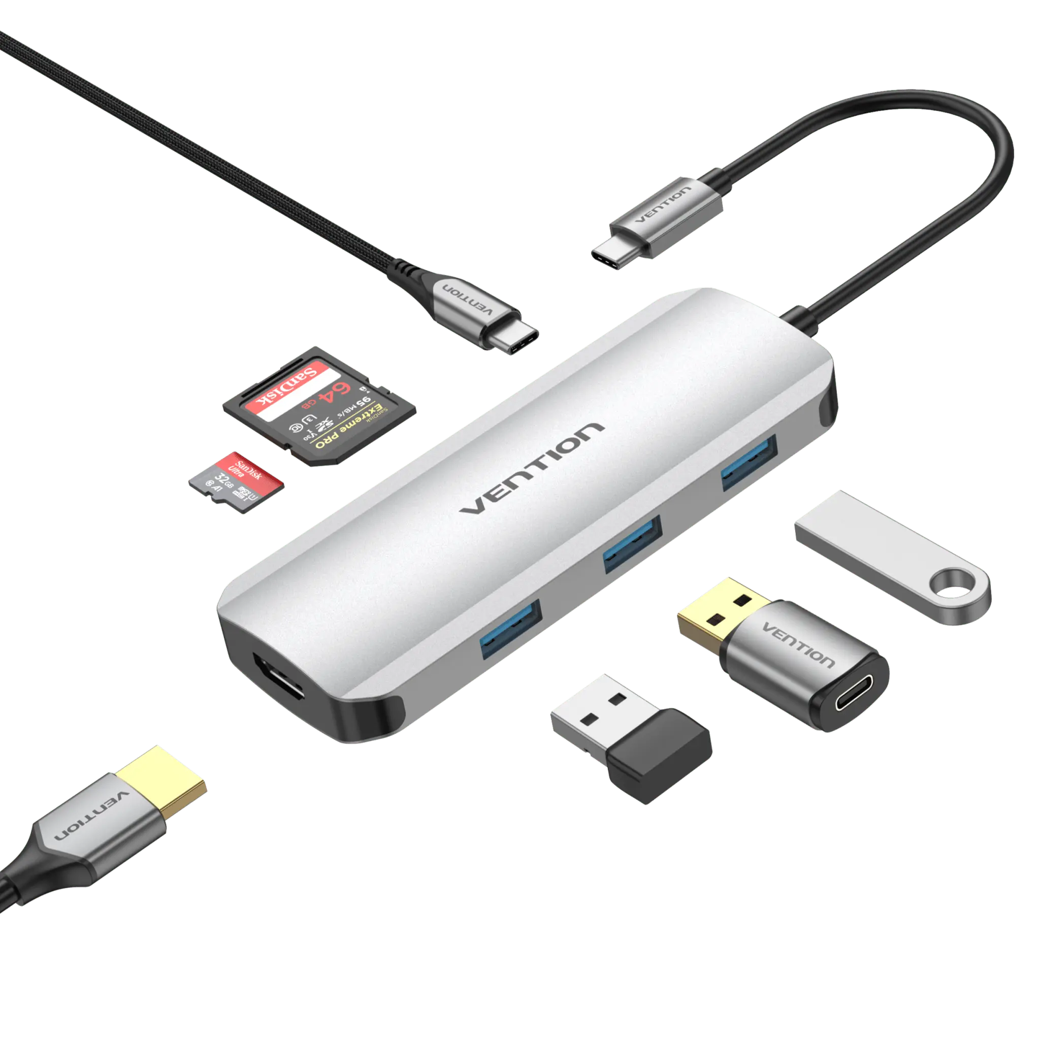 Vention 7-in-1 USB-C Docking Station - Vention