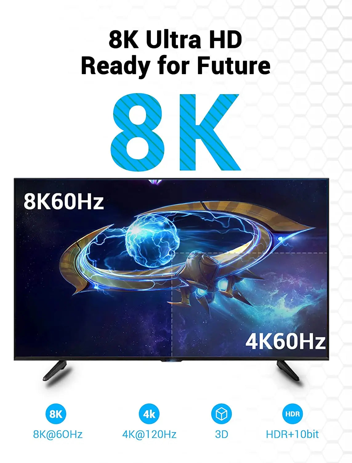 Vention 8K HDMI™ Male to Male Cable Black - Vention