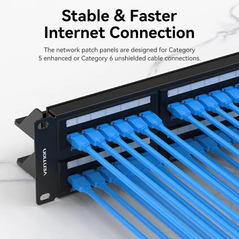 Vention Cat.5E 48 Ports UTP Patch Panel - Vention