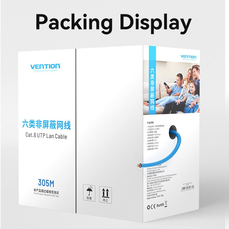VENTION Cat.6 UTP Lan Cable 305M Blue