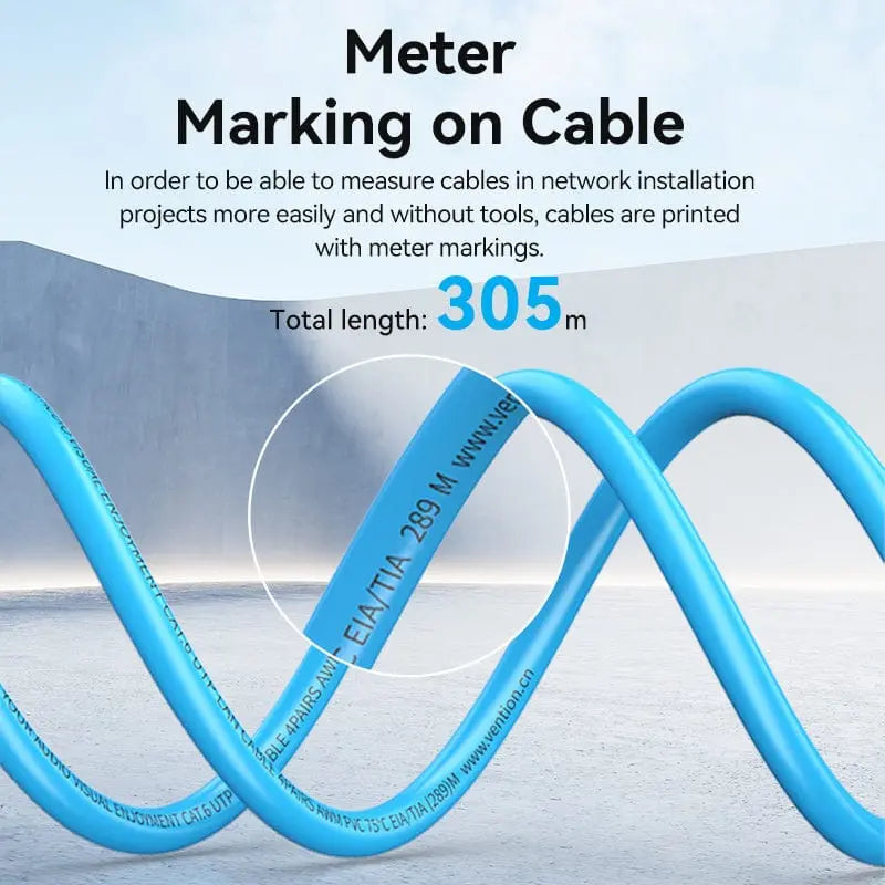 Vention Cat.6 UTP Lan Cable 305M Blue - Vention