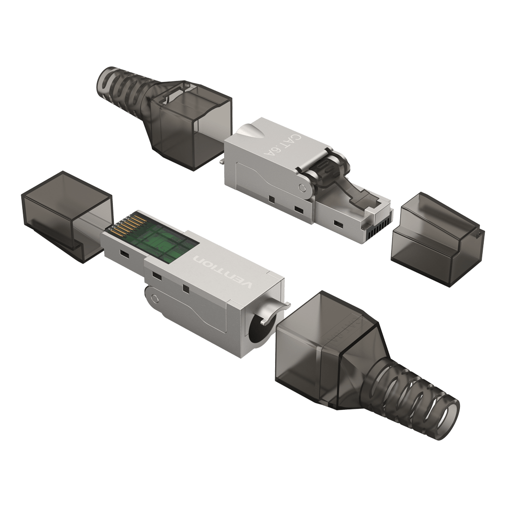 VENTION Cat.6A FTP Toolless RJ45 Modular Plug