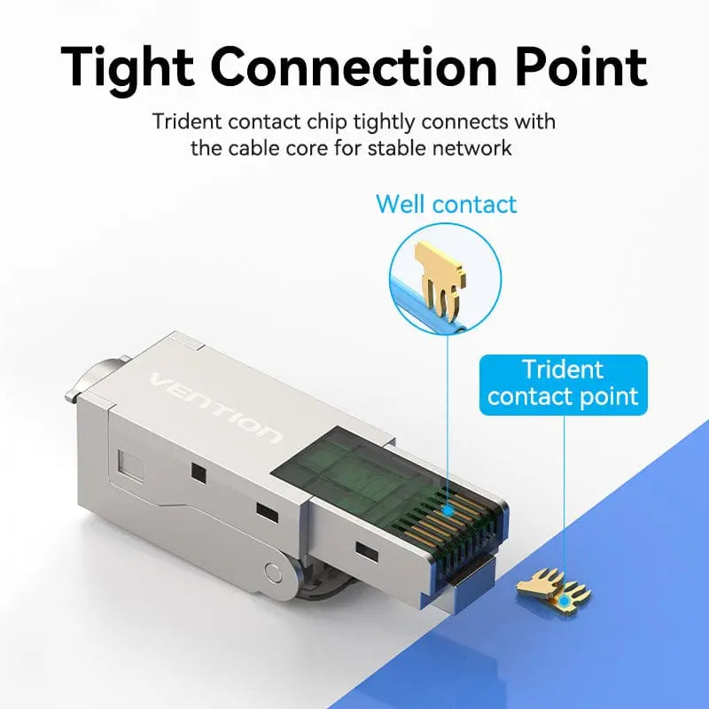 Vention Cat6A Shielded RJ45 Modular Plug - Vention