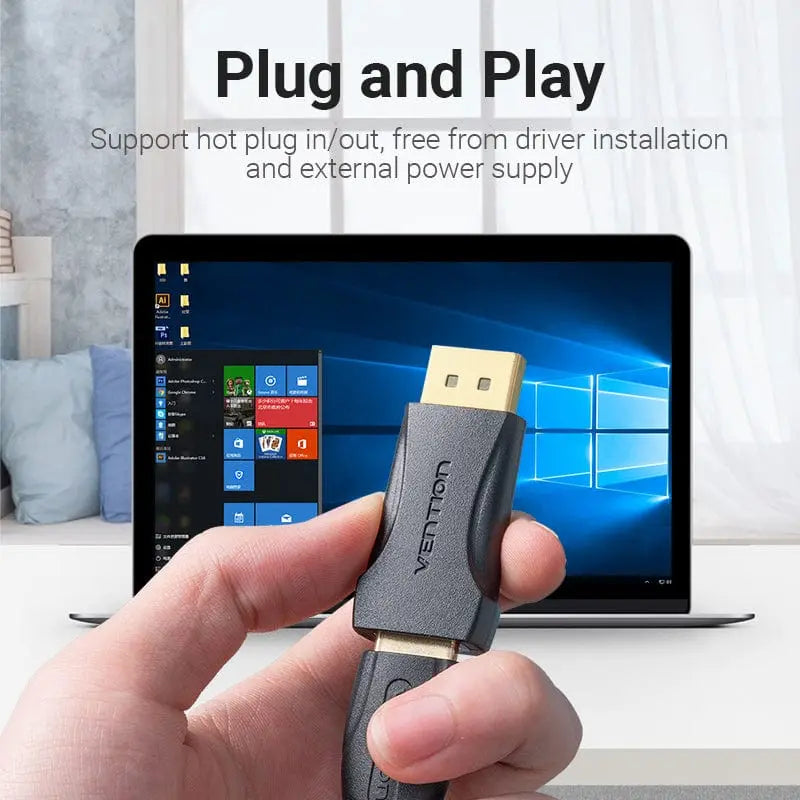 Vention DisplayPort Male to HDMI™ Female Adapter Black - Vention