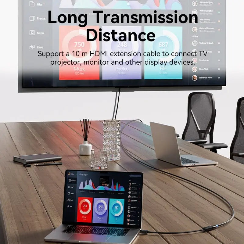 Vention DP to HDMI™ 4K@60Hz Converter 0.15M Black - Vention