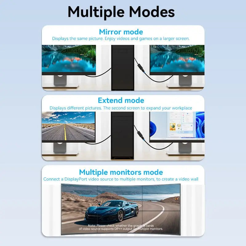 Vention DP to HDMI™ 4K@60Hz Converter 0.15M Black - Vention