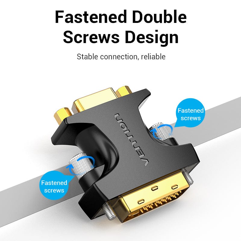 Vention DVI Male to VGA Female Adapter for computer host graphics card TV Projector