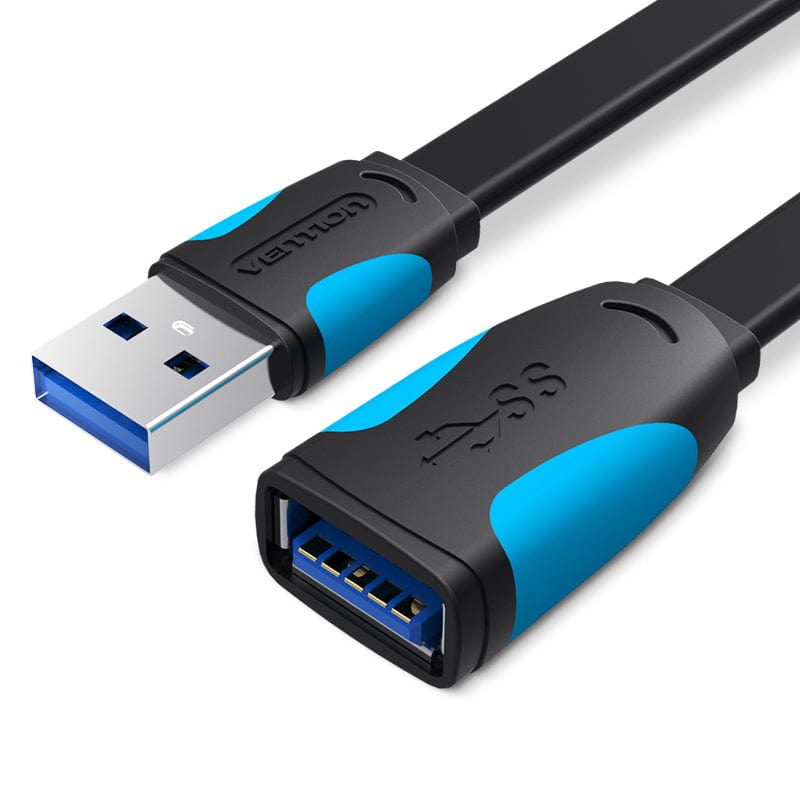 Vention Flat USB3.0 Extension Cable for laoptop computer TV Car MP3