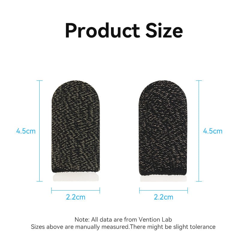 VENTION Game Finger Sleeve Black