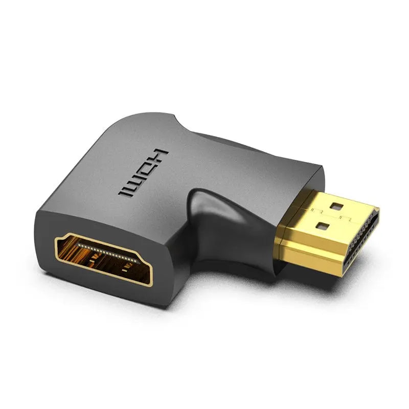 Vention HDMI™ 90 Degree Male to Female Vertical Flat Adapter Black - Vention